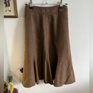 Vintage Reitmans Brown Midi Skirt